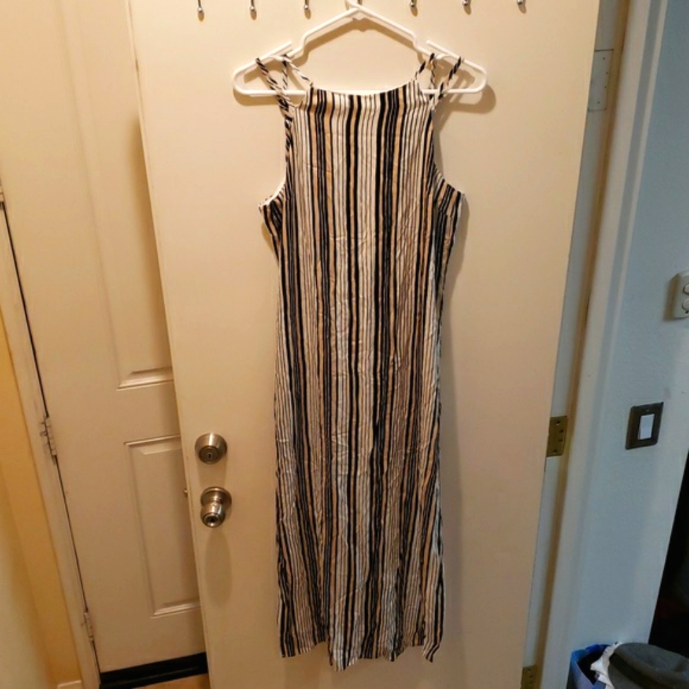 Striped Sleeveless Dress